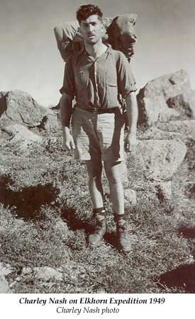 Charley Nash on Elkhorn Expedition 1949