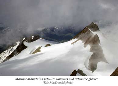 Mariner Mountains satellite summits