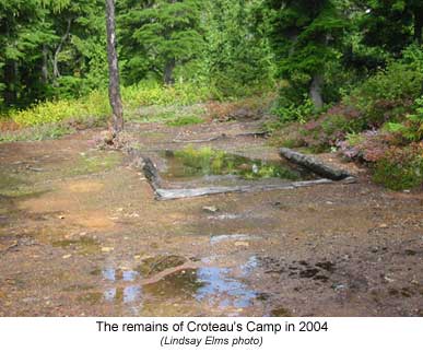 Remains of Croteau Cabin 2004