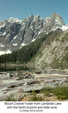 Mt. Colonel Foster from Landslide Lake