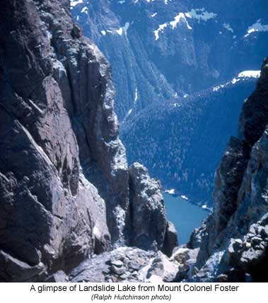 A glimpse of Landlide Lake