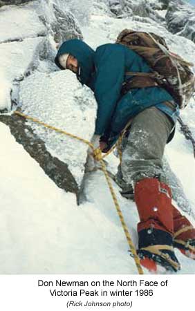 North Face of Victoria Peak 1976