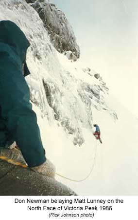 North Face of Victoria Peak 1976