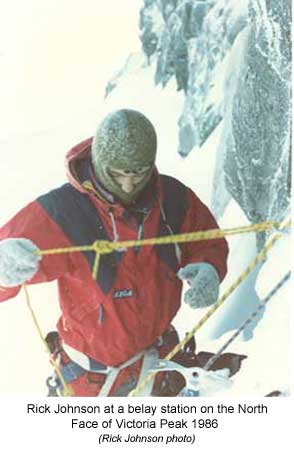 Belay Station North Face of Victoria Peak 1976