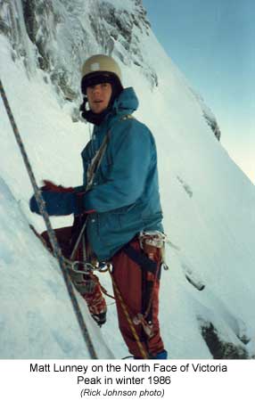 North Face of Victoria Peak 1976