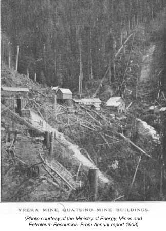 Yreka Mine, Quatsino-Mine Buildings