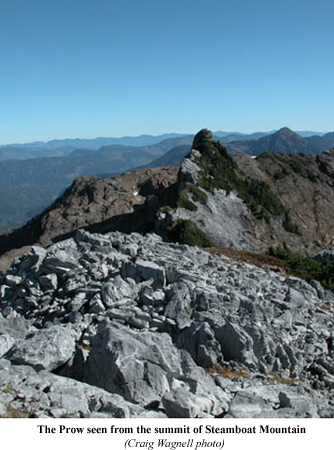 The Prow seen from the summit of Steamboat Mountain